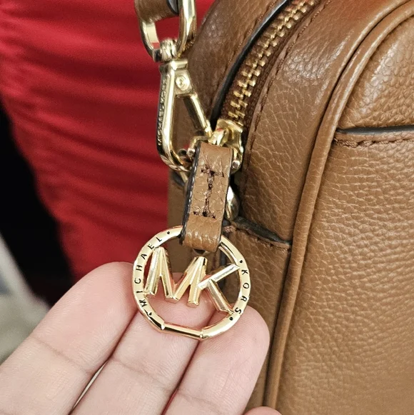 Michael Kors Brown Leather Crossbody Bag - Picture 3 of 3